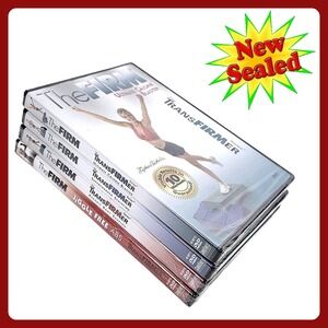 The FIRM TransFIRMer Workout DVD Set 4-Pack New Sealed 2005 Cardio Exercise